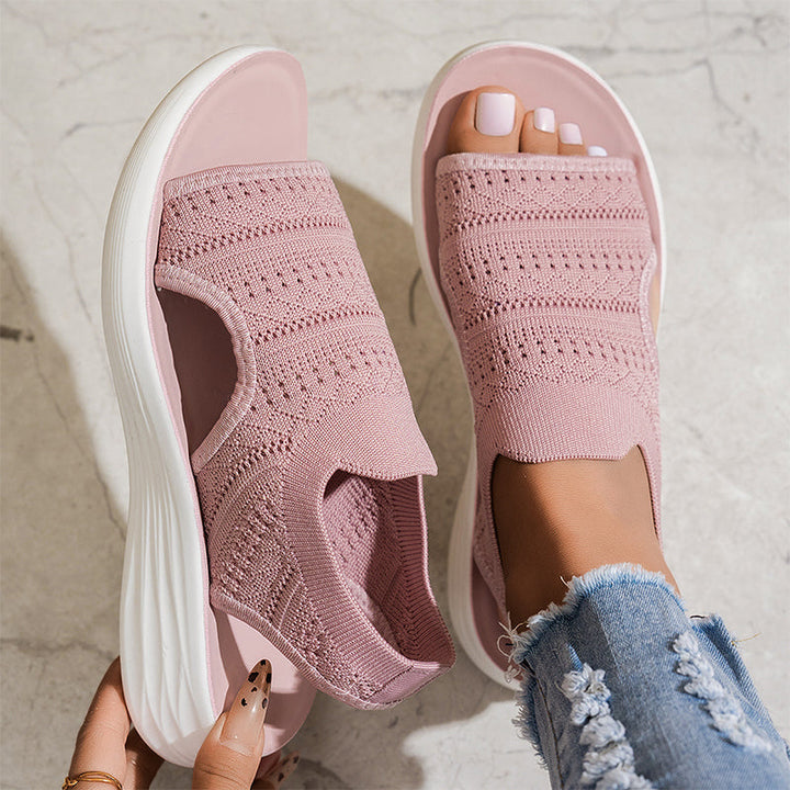 Rebeca™ | Sandalias con plataforma, de material transpirable para mujeres