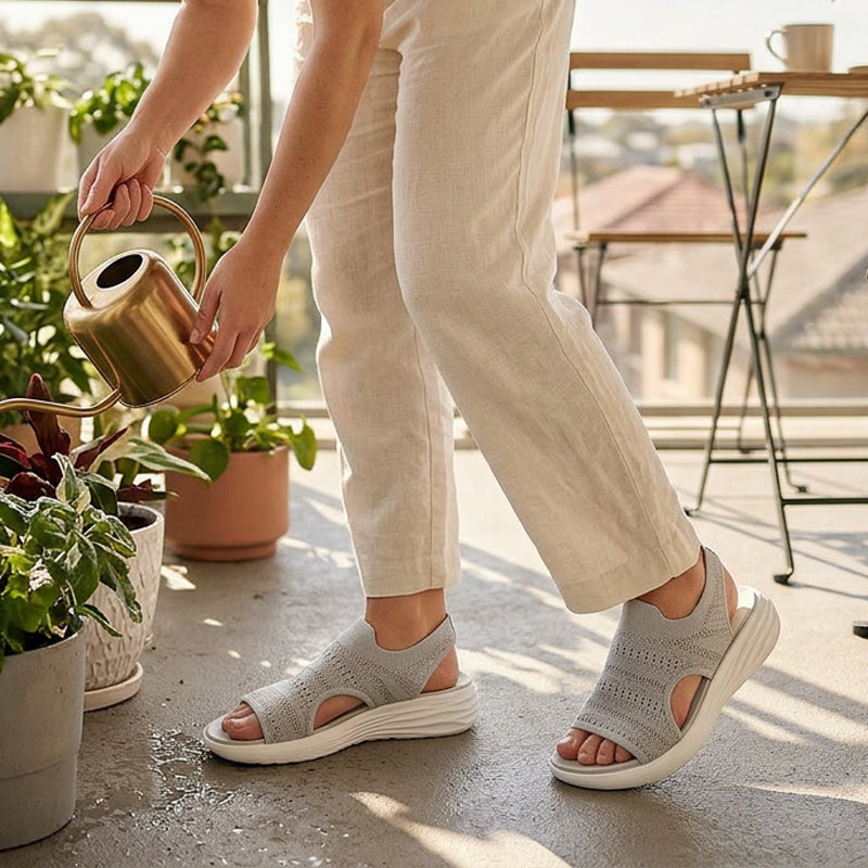 Rebeca™ | Sandalias con plataforma, de material transpirable para mujeres