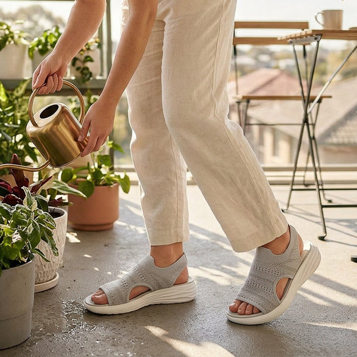 Rebeca™ | Sandalias con plataforma, de material transpirable para mujeres