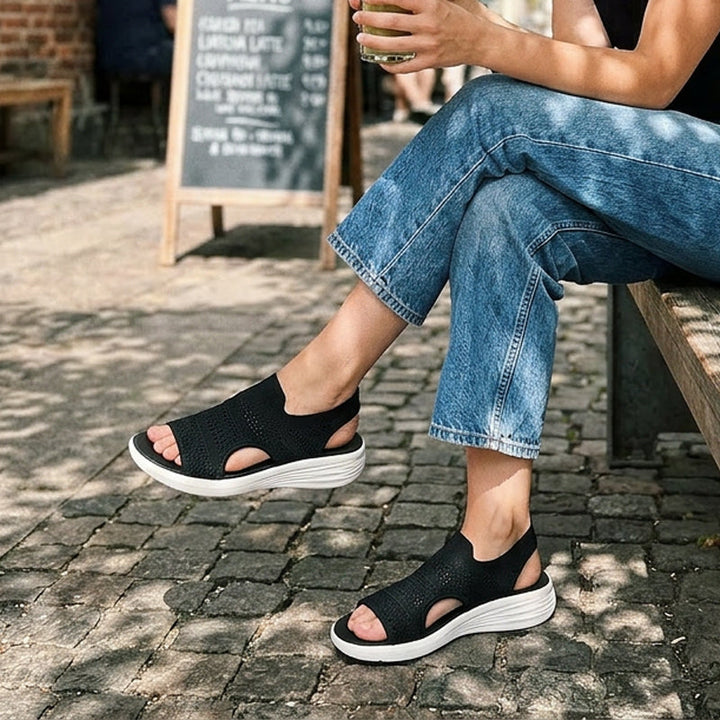 Rebeca™ | Sandalias con plataforma, de material transpirable para mujeres