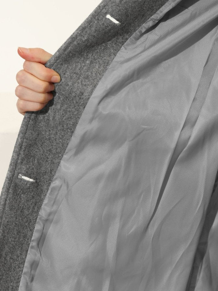 Helena | Abrigo de invierno para mujeres con un botón