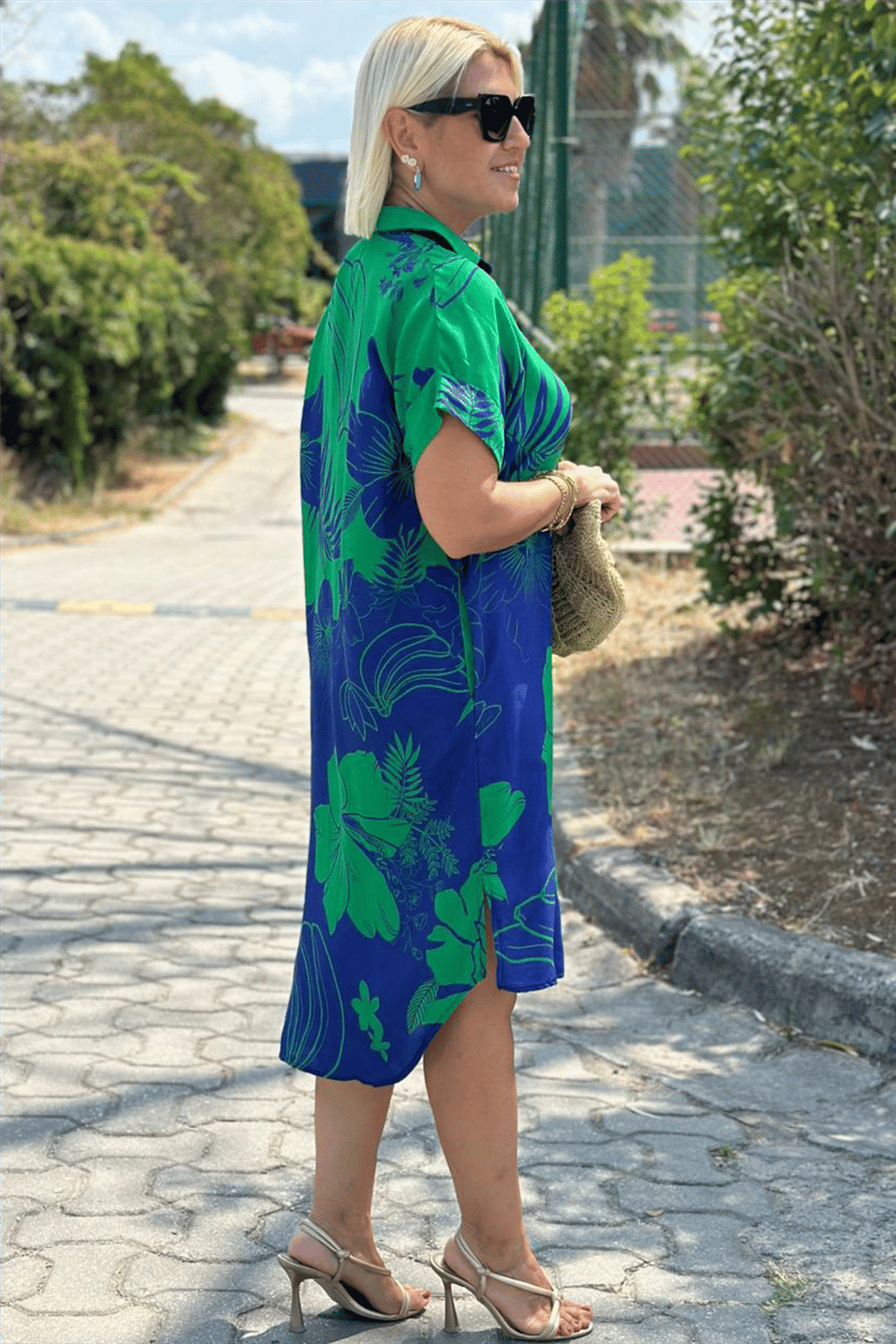 Naomi | Vestido con estampado de flores