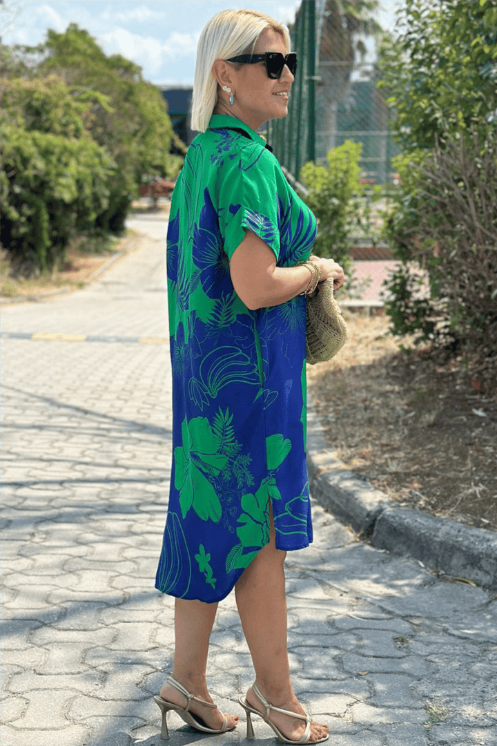 Naomi | Vestido con estampado de flores